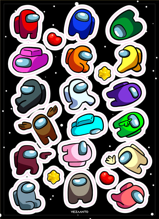 Among Us: Crewmates | Sticker Sheet