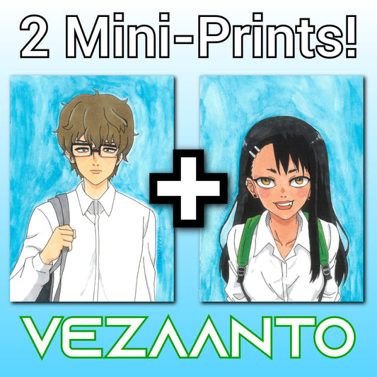 Naoto & Nagatoro | 2 Mini-Prints | Bundle