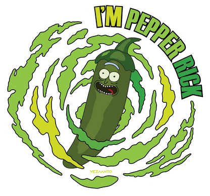 Pepper Rick: Green | Sticker