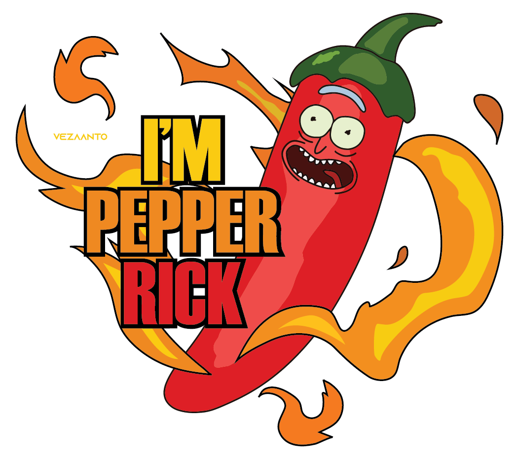 Pepper Rick: Red | Sticker