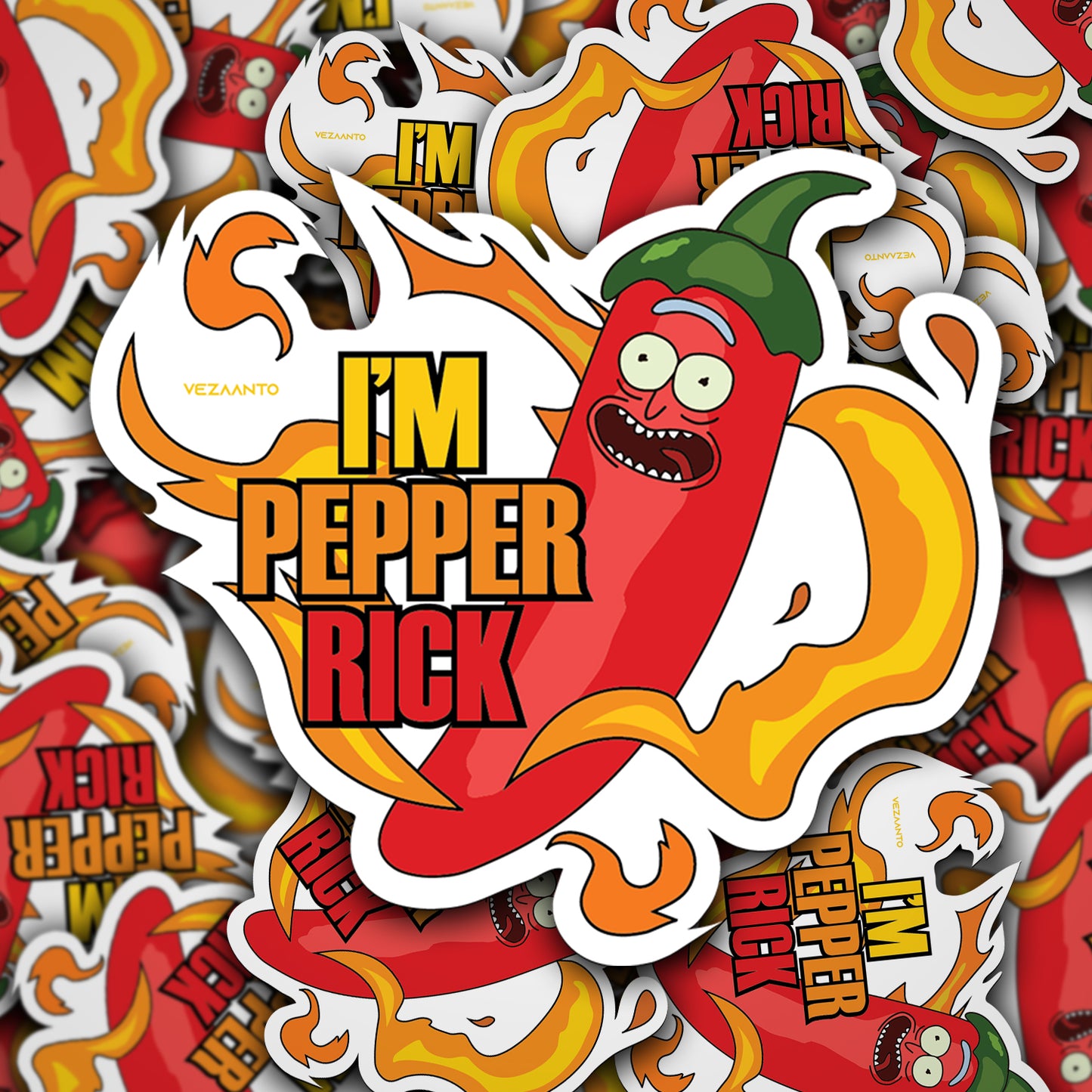 Pepper Rick: Red | Sticker