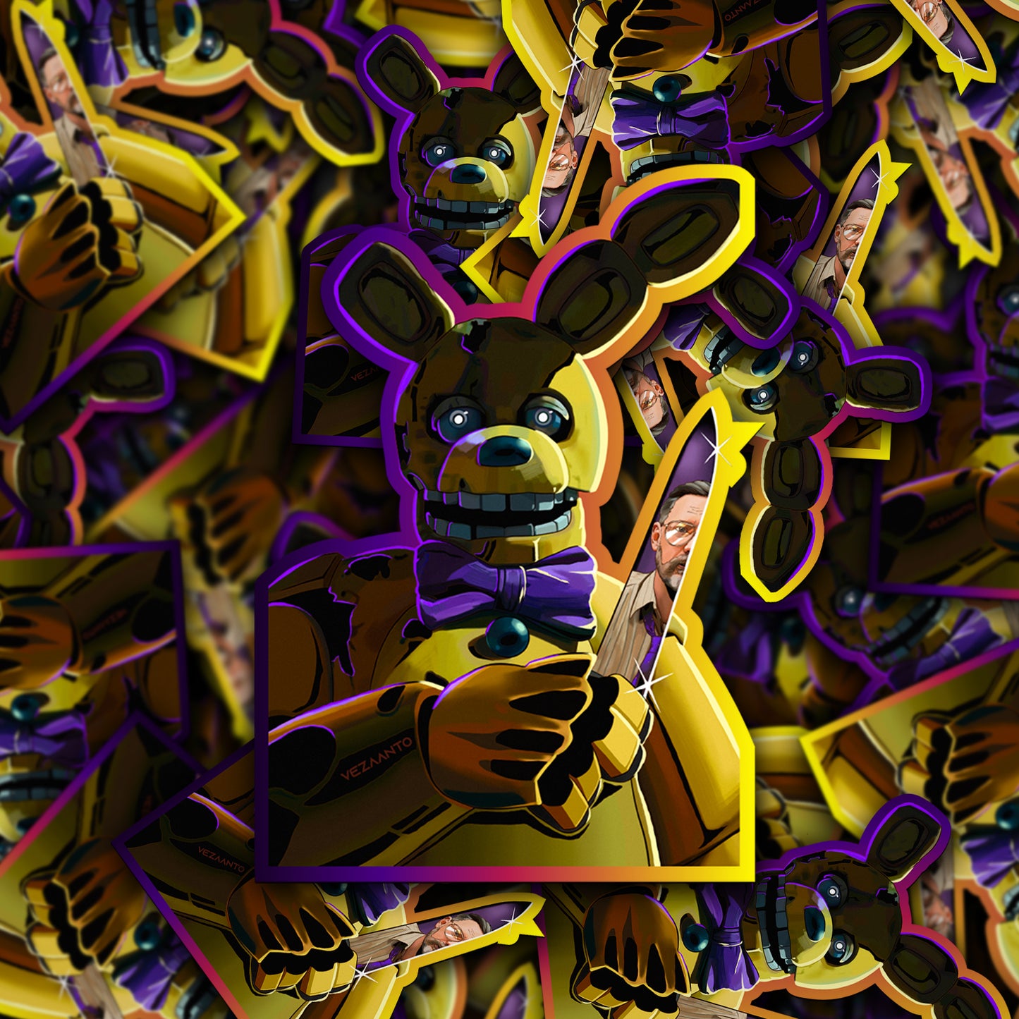 William Afton / The Yellow Rabbit | Sticker