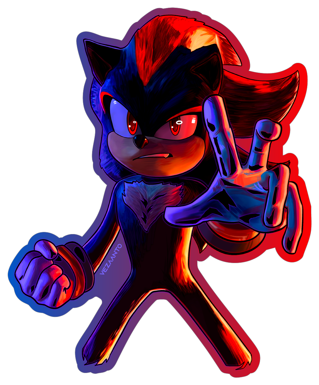 Shadow the Hedgehog | Sticker