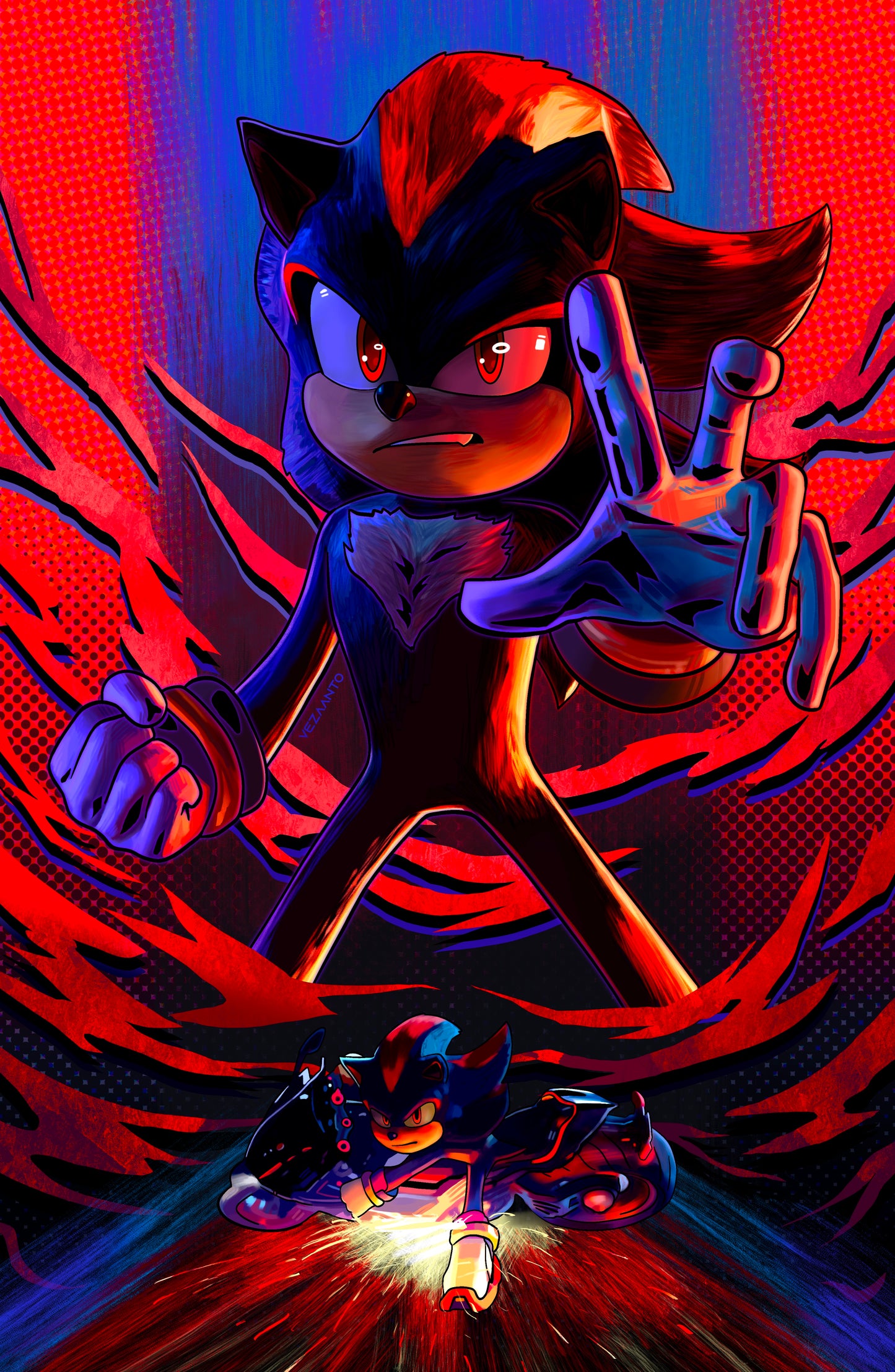 Shadow the Hedgehog | Print