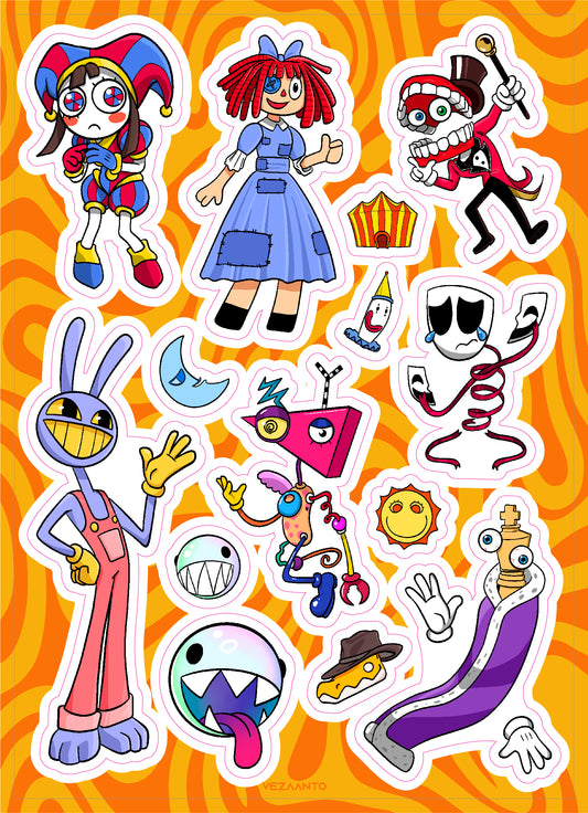 The Amazing Digital Circus | Sticker Sheet