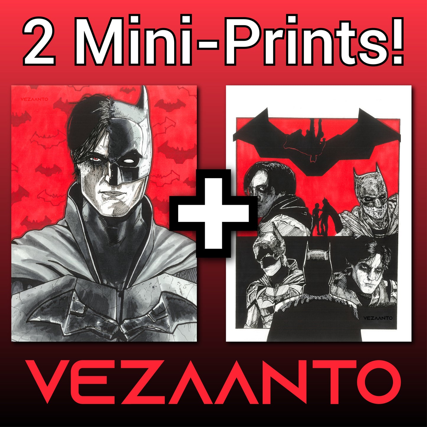 The Batman: Shattered | 2 Mini-Prints | Bundle