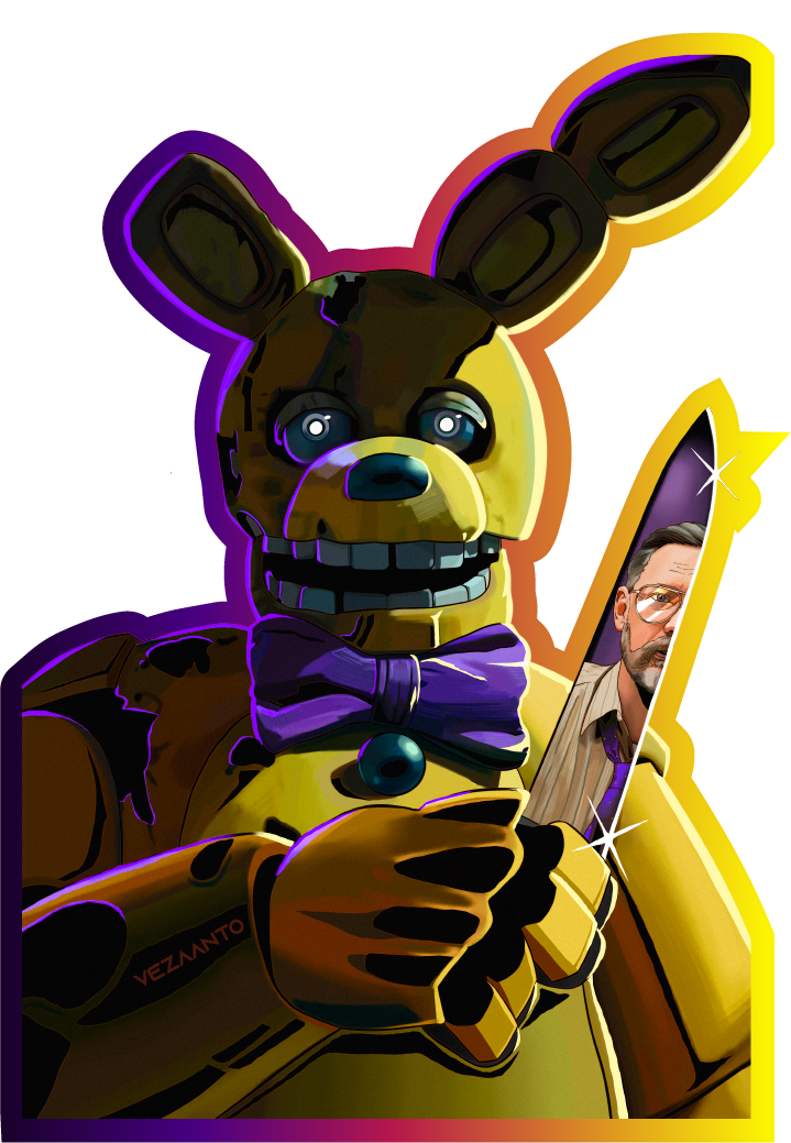 William Afton / The Yellow Rabbit | Sticker