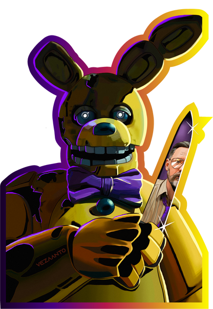 William Afton / The Yellow Rabbit | Sticker